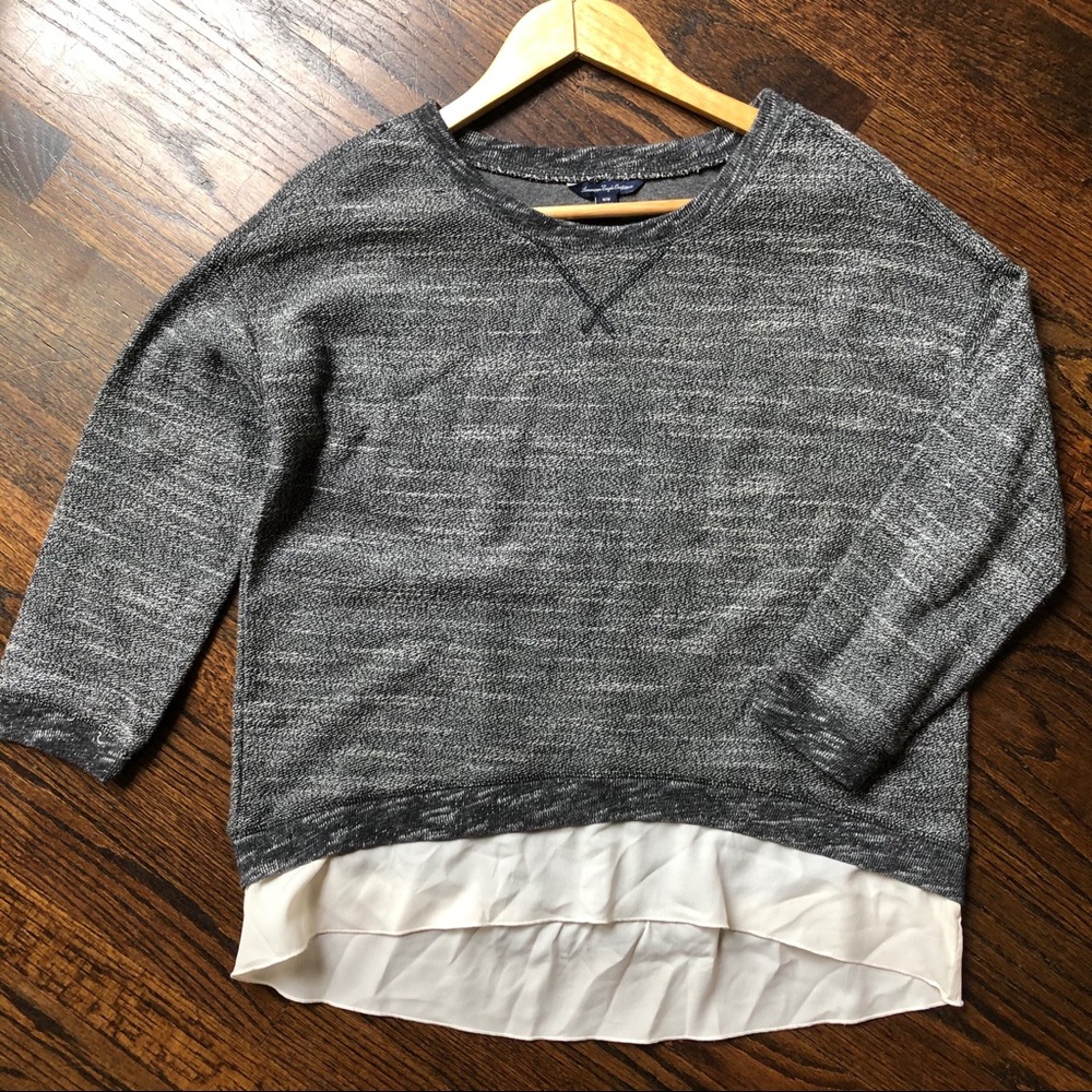 American Eagle Sweater Knit Top Sz M